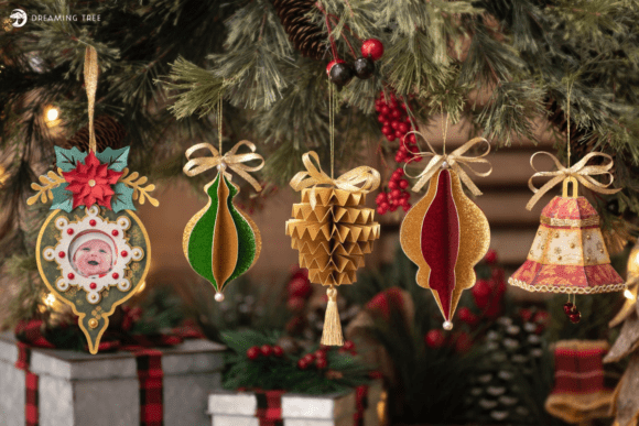 Download Festive Ornaments SVG Bundle - Name Collection