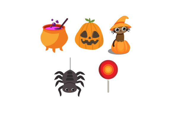Download Halloween Creepy Illustrations Set - Illustration Collection