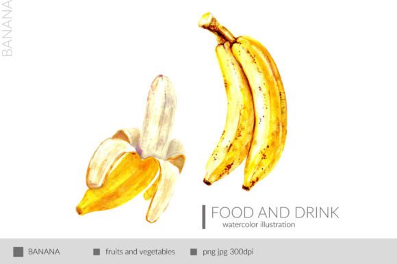 Download Banana Watercolor Illustration - Illustration Collection